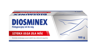 Diosminex Pielęgnacyjny żel do nóg, kosmetyk, 100 g.